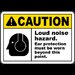 Ear Protection Must Be Worn Sign